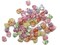 65 12mm Tiny Elephant Mixed Color Plastic Pachyderm Beads - Miniature Animal Beads